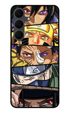 Naruto Character Samsung S25 FE 5G Glass Case Back Cover by Casekaro
