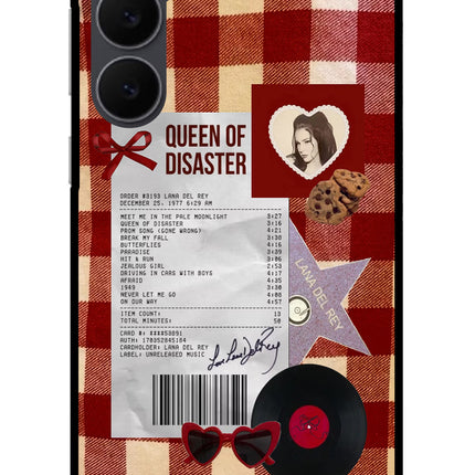 Queen of Disaster Samsung S25 FE 5G Glass Case