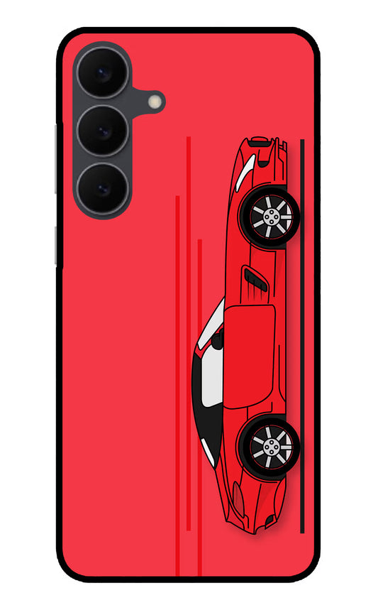 Red Velocity Samsung S25 FE 5G Glass Case