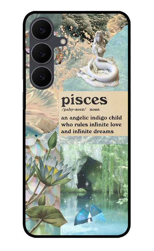 Pisces Zodiac Samsung S25 FE 5G Glass Case