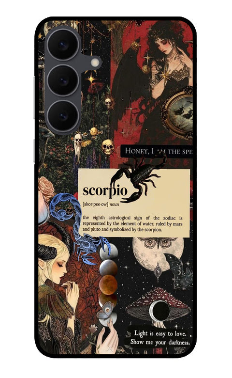 Scorpio Zodiac Samsung S25 FE 5G Glass Case
