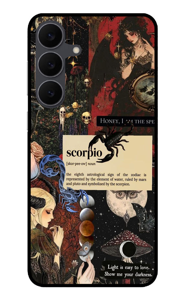 Scorpio Zodiac Samsung S25 FE 5G Glass Case