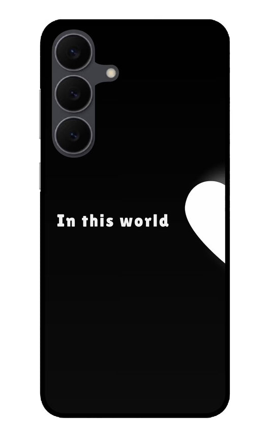 This World Samsung S25 FE 5G Glass Case