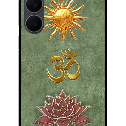 Om & Lotus Samsung S25 FE 5G Glass Case