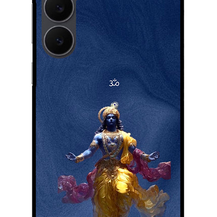 Cosmic Krishna Samsung S25 FE 5G Glass Case