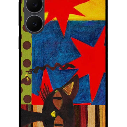 Pop Cat Samsung S25 FE 5G Glass Case