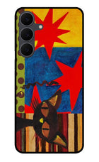 Pop Cat Samsung S25 FE 5G Glass Case