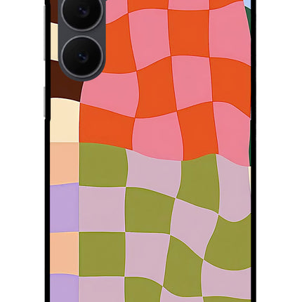 Wavy Grid Samsung S25 FE 5G Glass Case