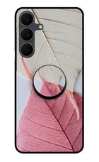 White Pink Leaf Samsung S25 FE 5G Pop Case by Casekaro