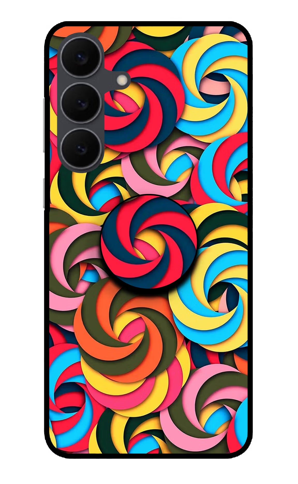 Spiral Pattern Samsung S25 FE 5G Pop Case by Casekaro