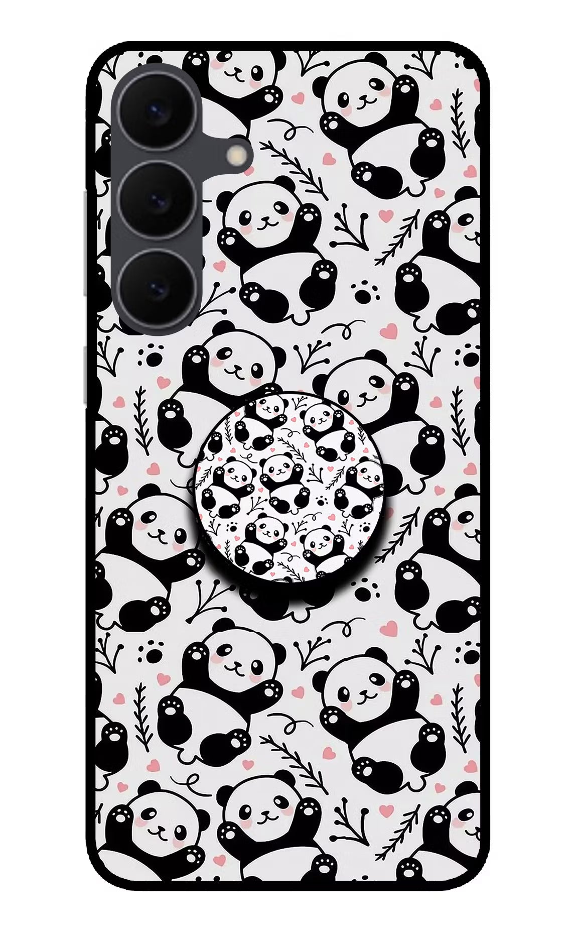 Cute Panda Samsung S25 FE 5G Pop Case by Casekaro