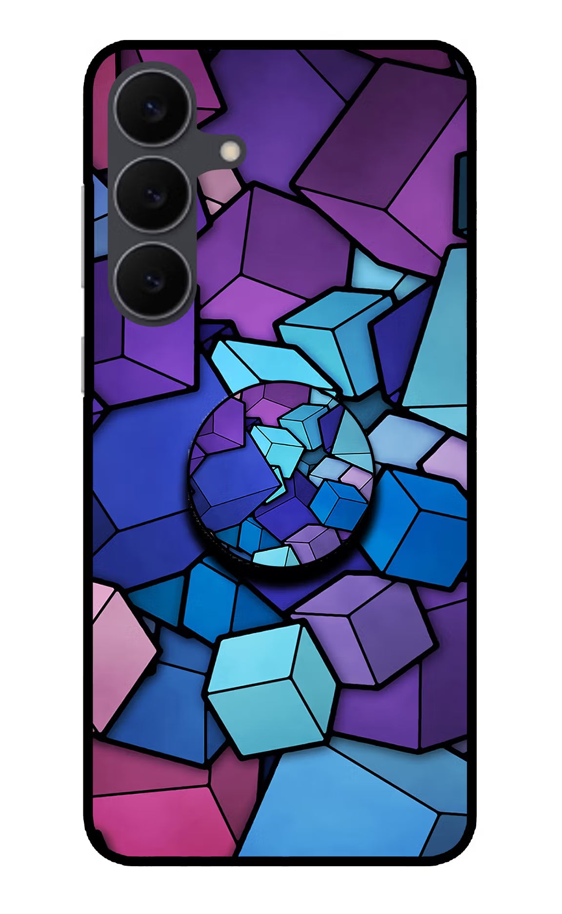 Cubic Abstract Samsung S25 FE 5G Pop Case by Casekaro