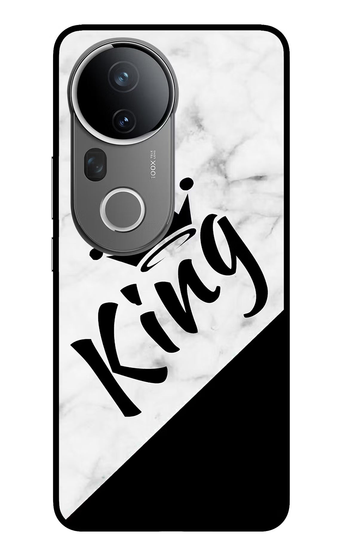 King Vivo T4 Ultra 5G Glass Case Back Cover by Casekaro