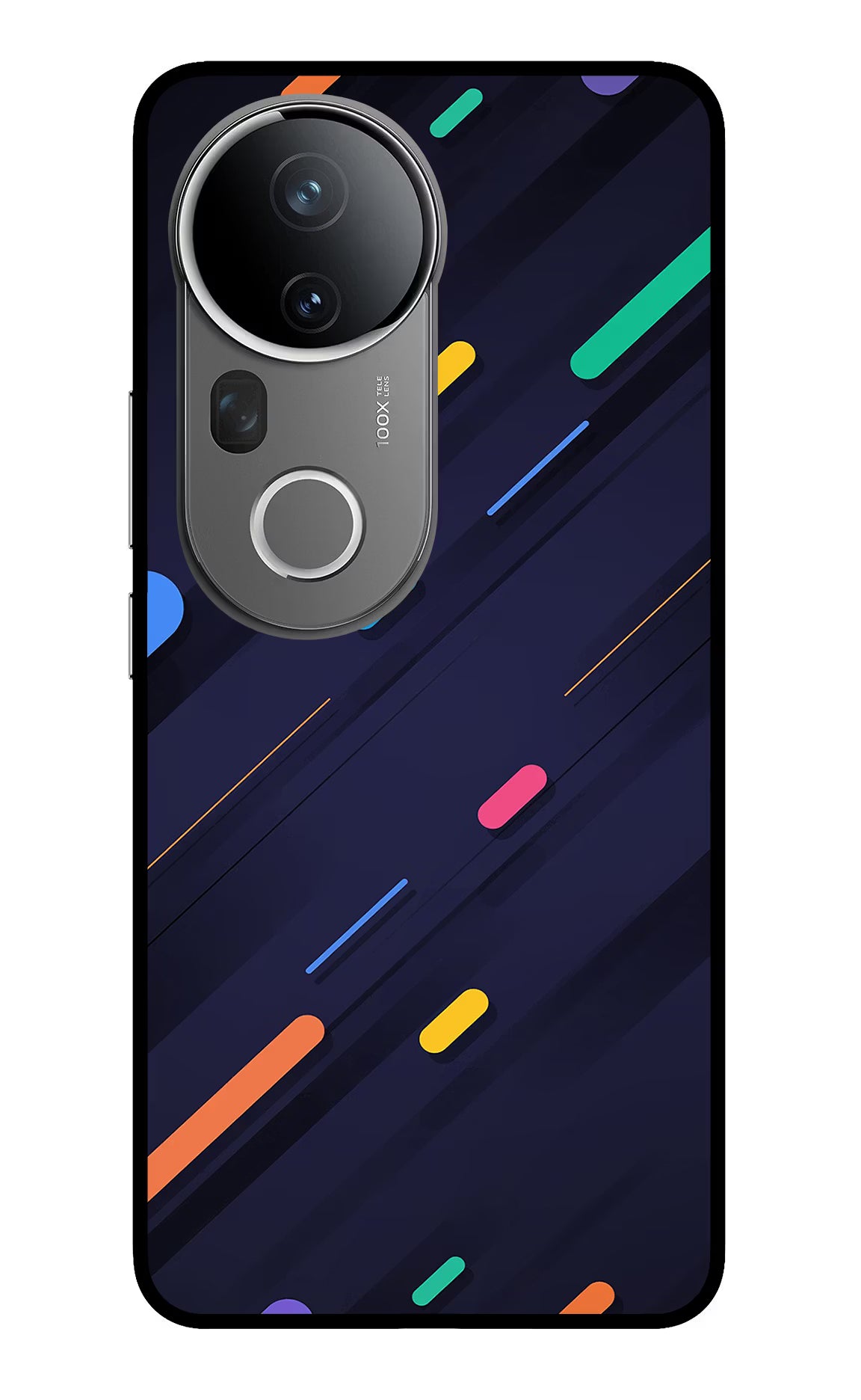 Abstract Design Vivo T4 Ultra 5G Glass Case Back Cover by Casekaro