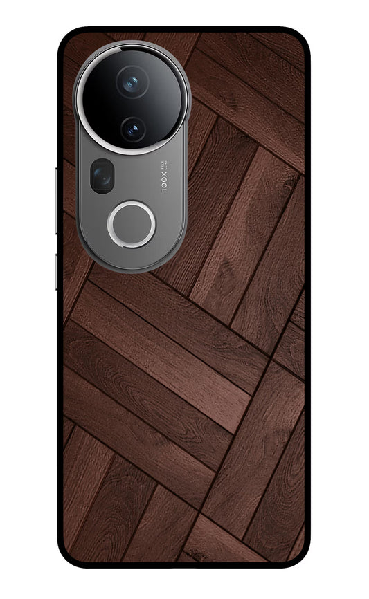 Wooden Texture Design Vivo T4 Ultra 5G Glass Case