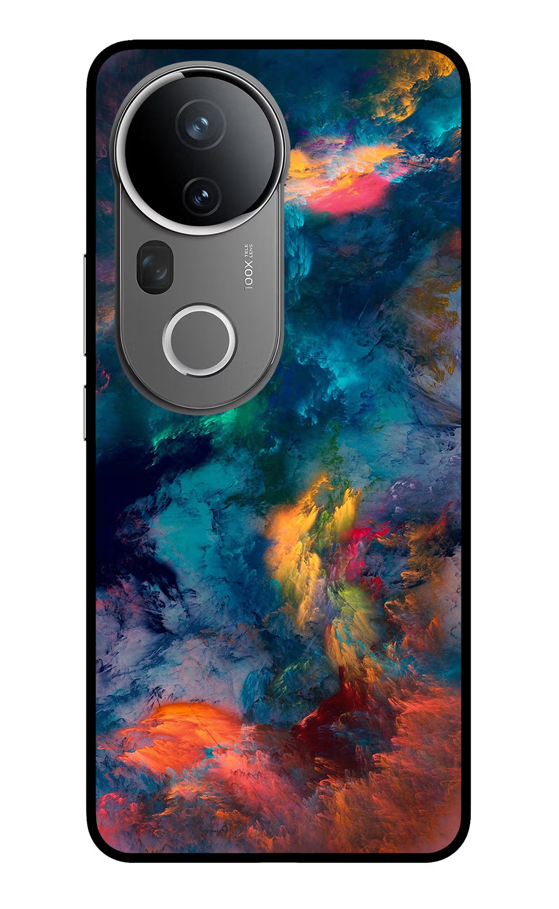Artwork Paint Vivo T4 Ultra 5G Glass Case Back Cover by Casekaro
