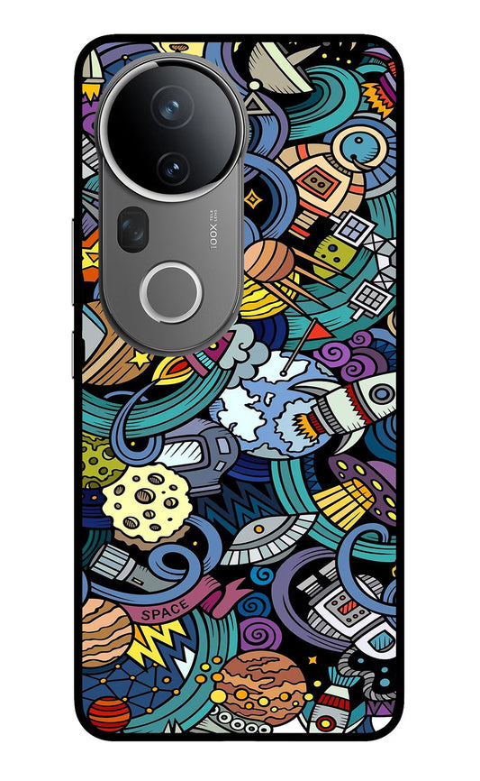 Space Abstract Vivo T4 Ultra 5G Glass Case