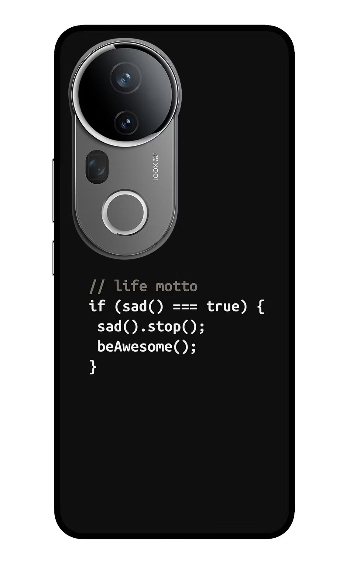 Life Motto Code Vivo T4 Ultra 5G Glass Case Back Cover by Casekaro