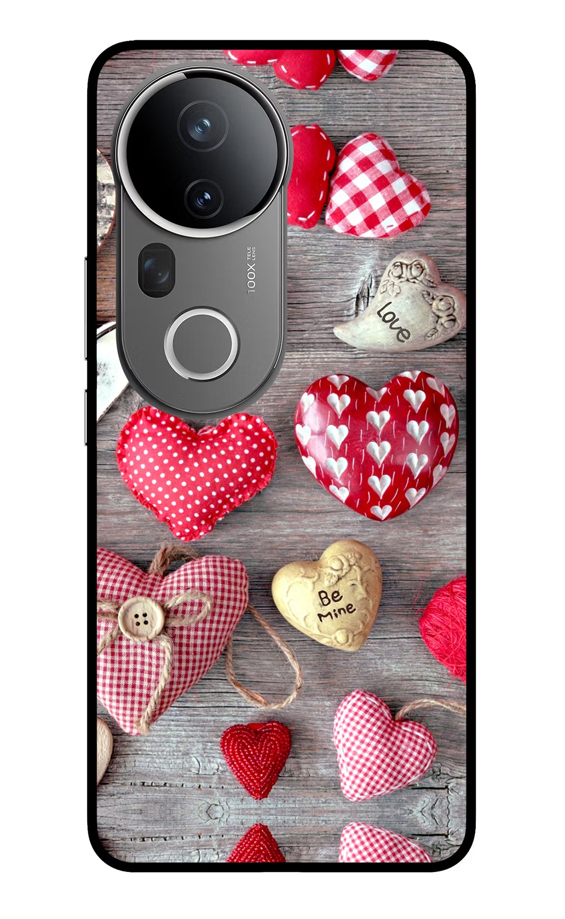 Love Wallpaper Vivo T4 Ultra 5G Glass Case Back Cover by Casekaro