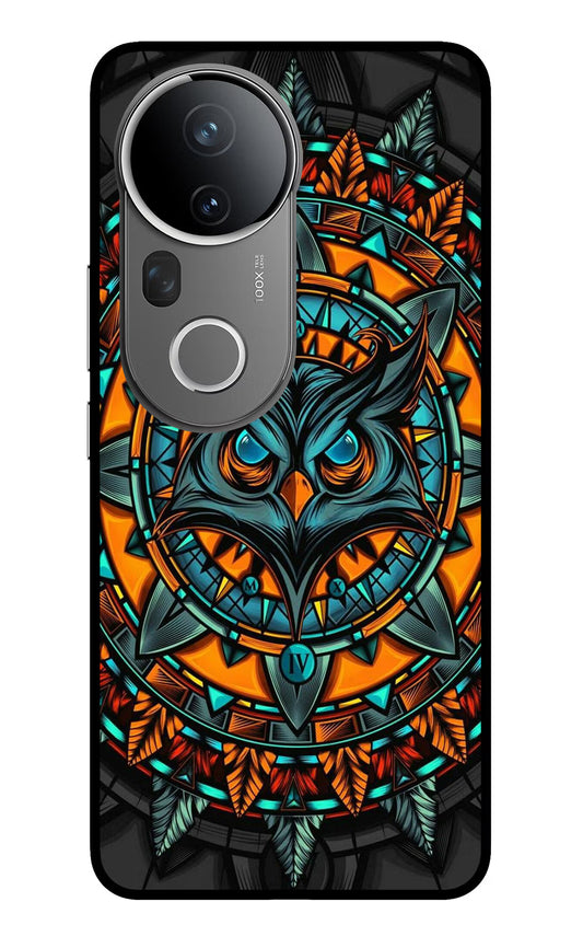 Angry Owl Art Vivo T4 Ultra 5G Glass Case