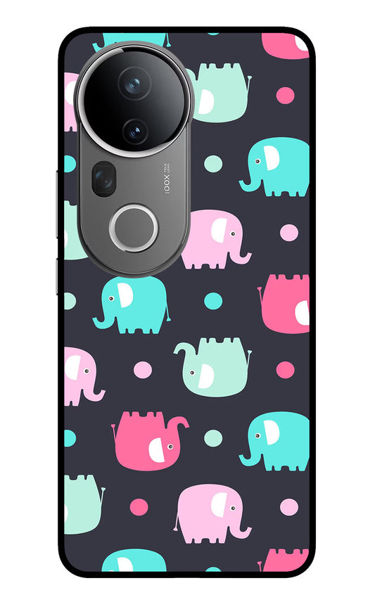 Elephants Vivo T4 Ultra 5G Glass Case