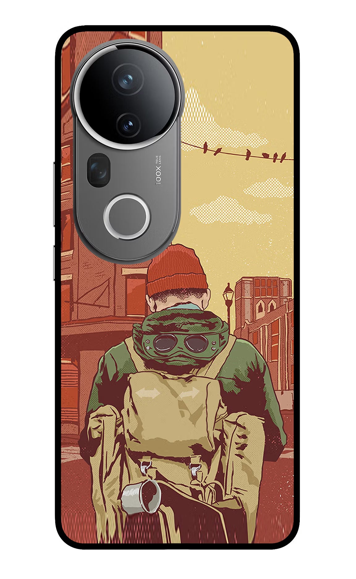 Adventurous Vivo T4 Ultra 5G Glass Case Back Cover by Casekaro