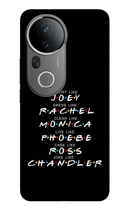 FRIENDS Character Vivo T4 Ultra 5G Glass Case