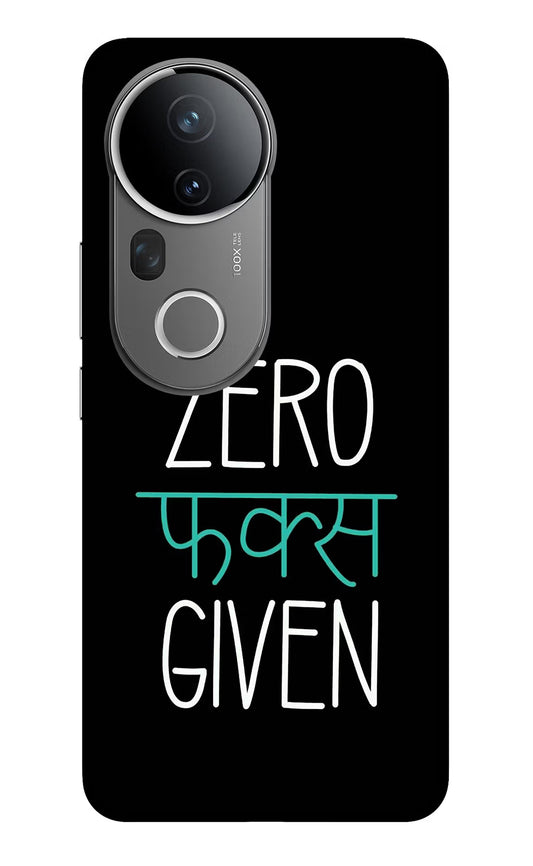 Zero Fucks Given Vivo T4 Ultra 5G Glass Case
