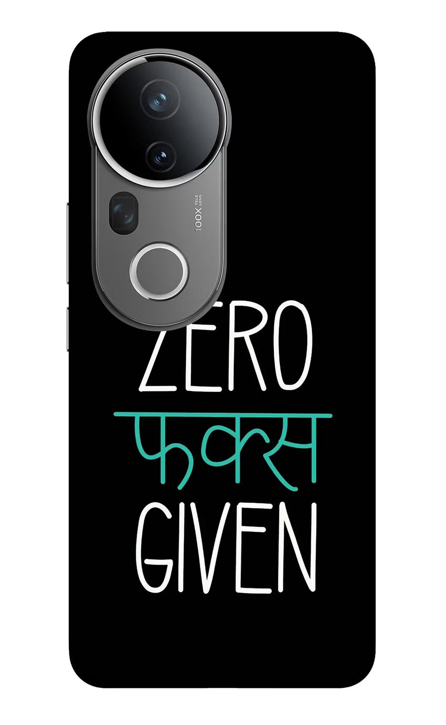 Zero Fucks Given Vivo T4 Ultra 5G Back Cover, Glass case