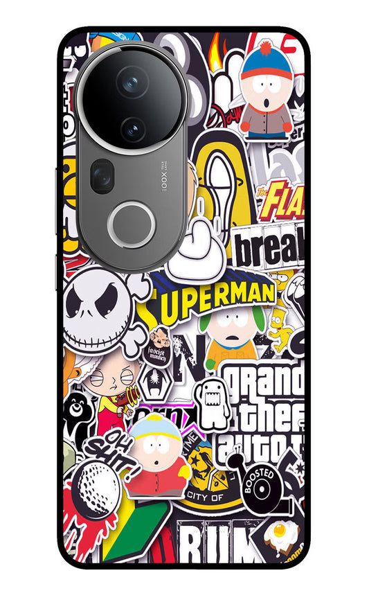 Sticker Bomb Vivo T4 Ultra 5G Glass Case