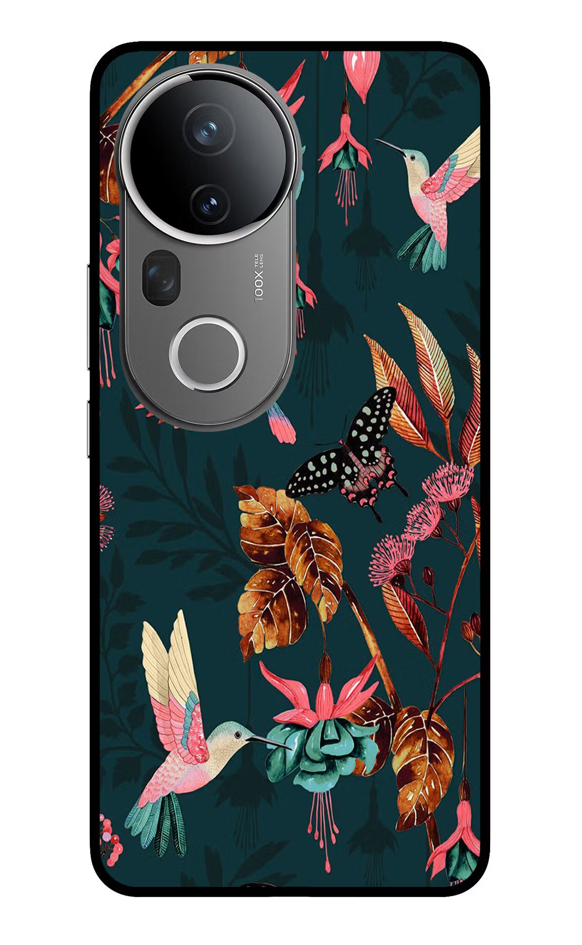 Birds Vivo T4 Ultra 5G Glass Case Back Cover by Casekaro