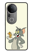 Tom & Jerry Vivo T4 Ultra 5G Glass Case Back Cover by Casekaro