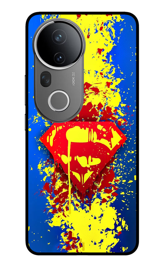 Superman logo Vivo T4 Ultra 5G Glass Case