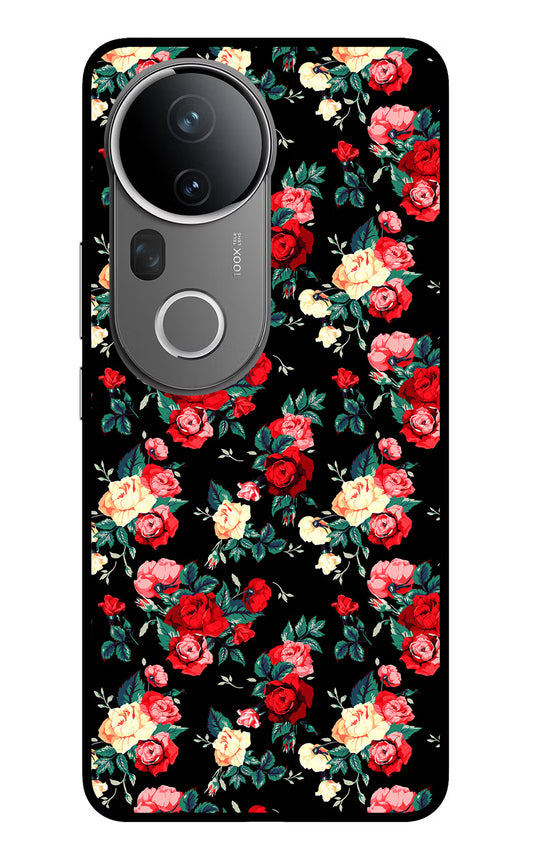 Rose Pattern Vivo T4 Ultra 5G Glass Case