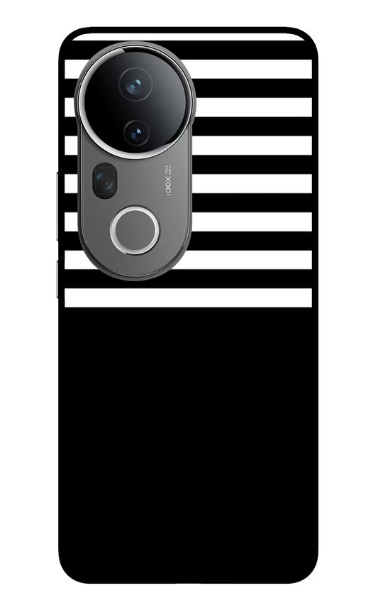 Black and White Print Vivo T4 Ultra 5G Glass Case