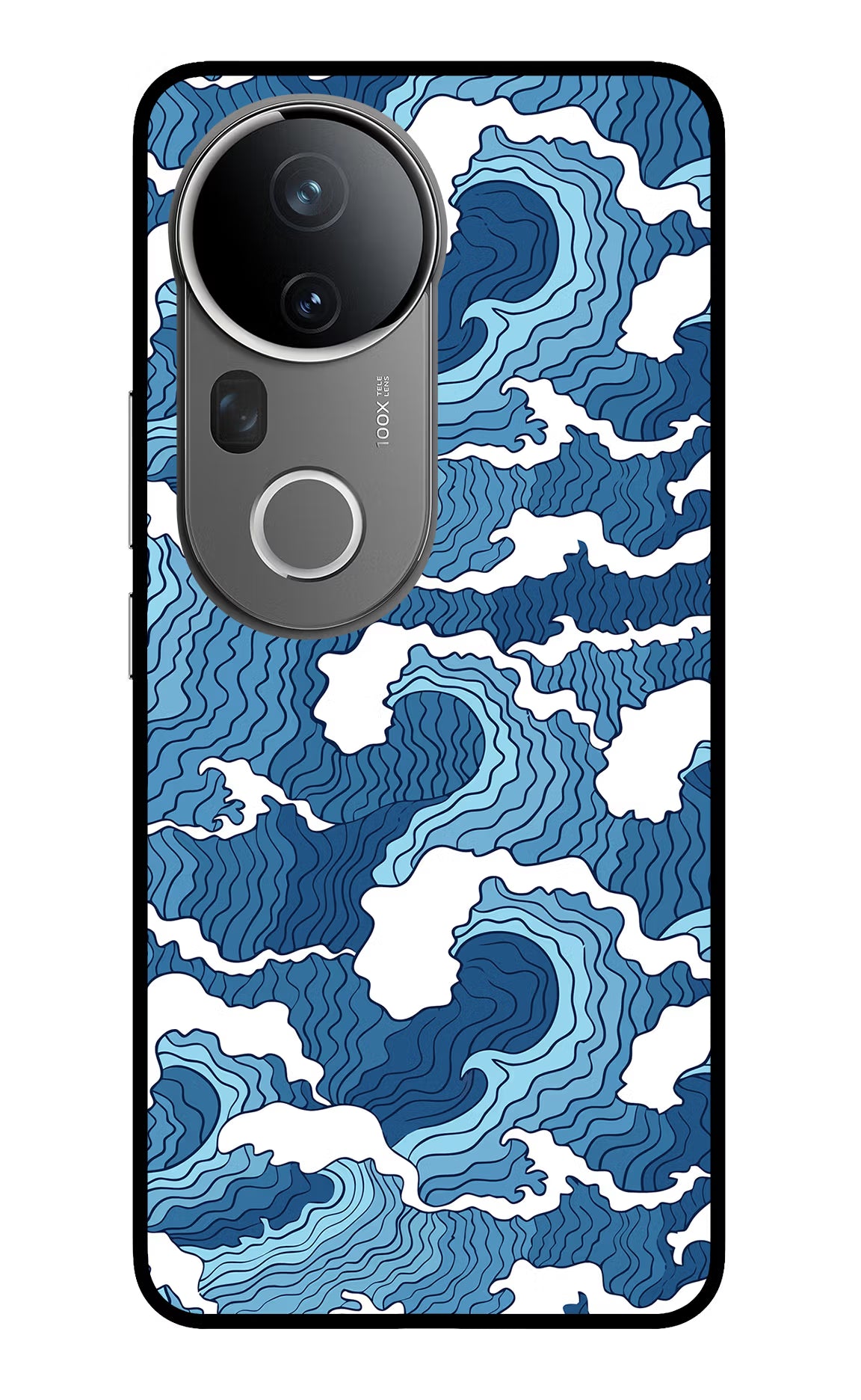 Blue Waves Vivo T4 Ultra 5G Glass Case