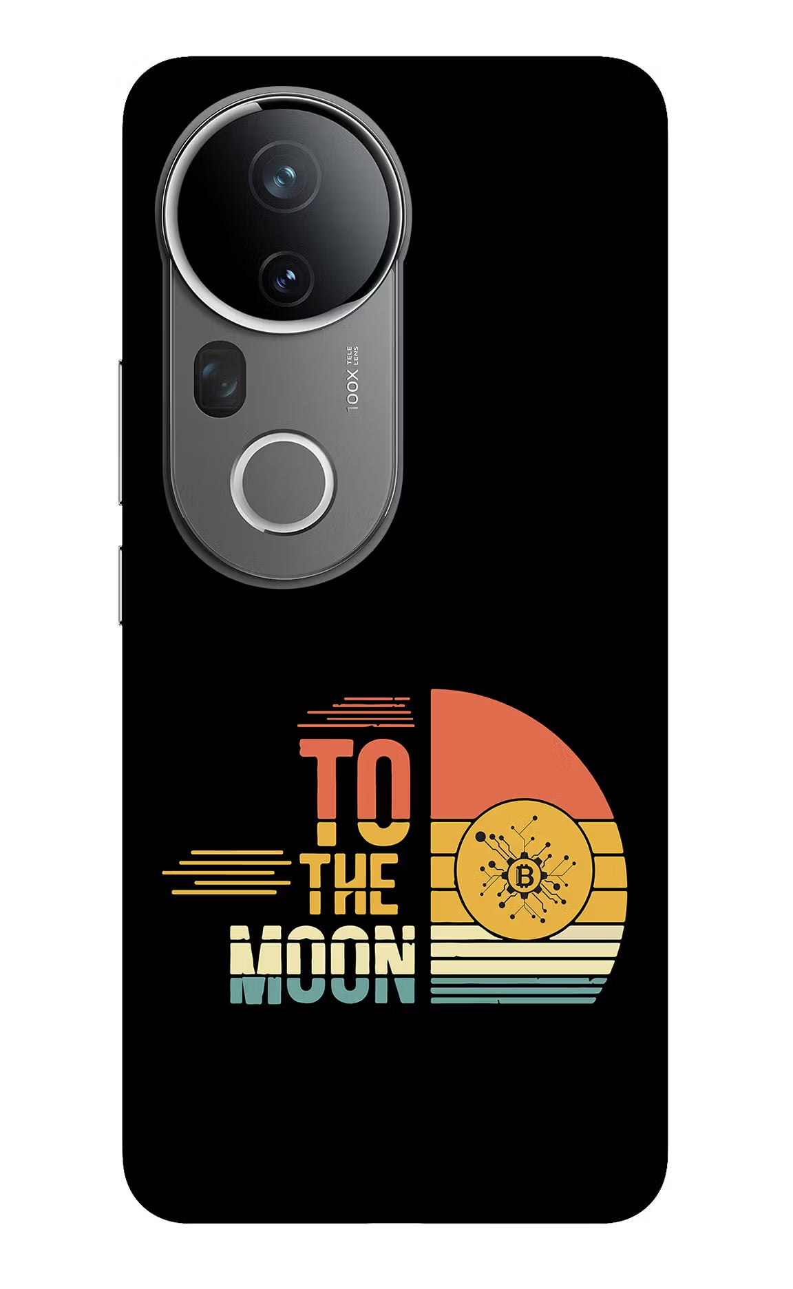To the Moon Vivo T4 Ultra 5G Glass Case Back Cover by Casekaro