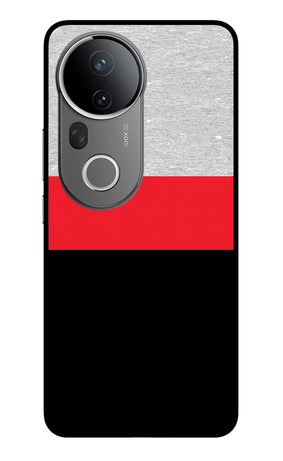 Tri Color Pattern Vivo T4 Ultra 5G Glass Case