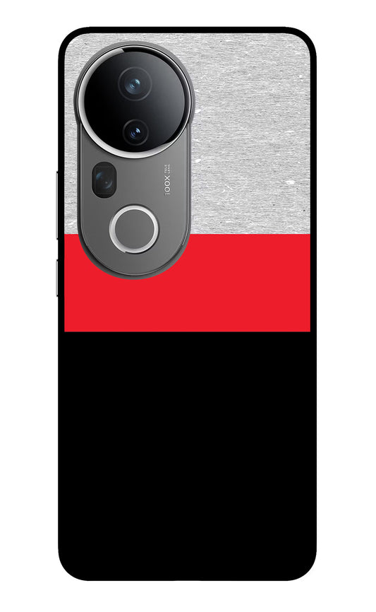 Tri Color Pattern Vivo T4 Ultra 5G Glass Case