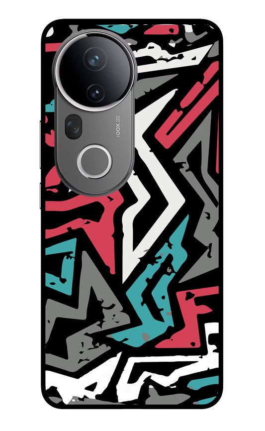 Geometric Graffiti Vivo T4 Ultra 5G Glass Case