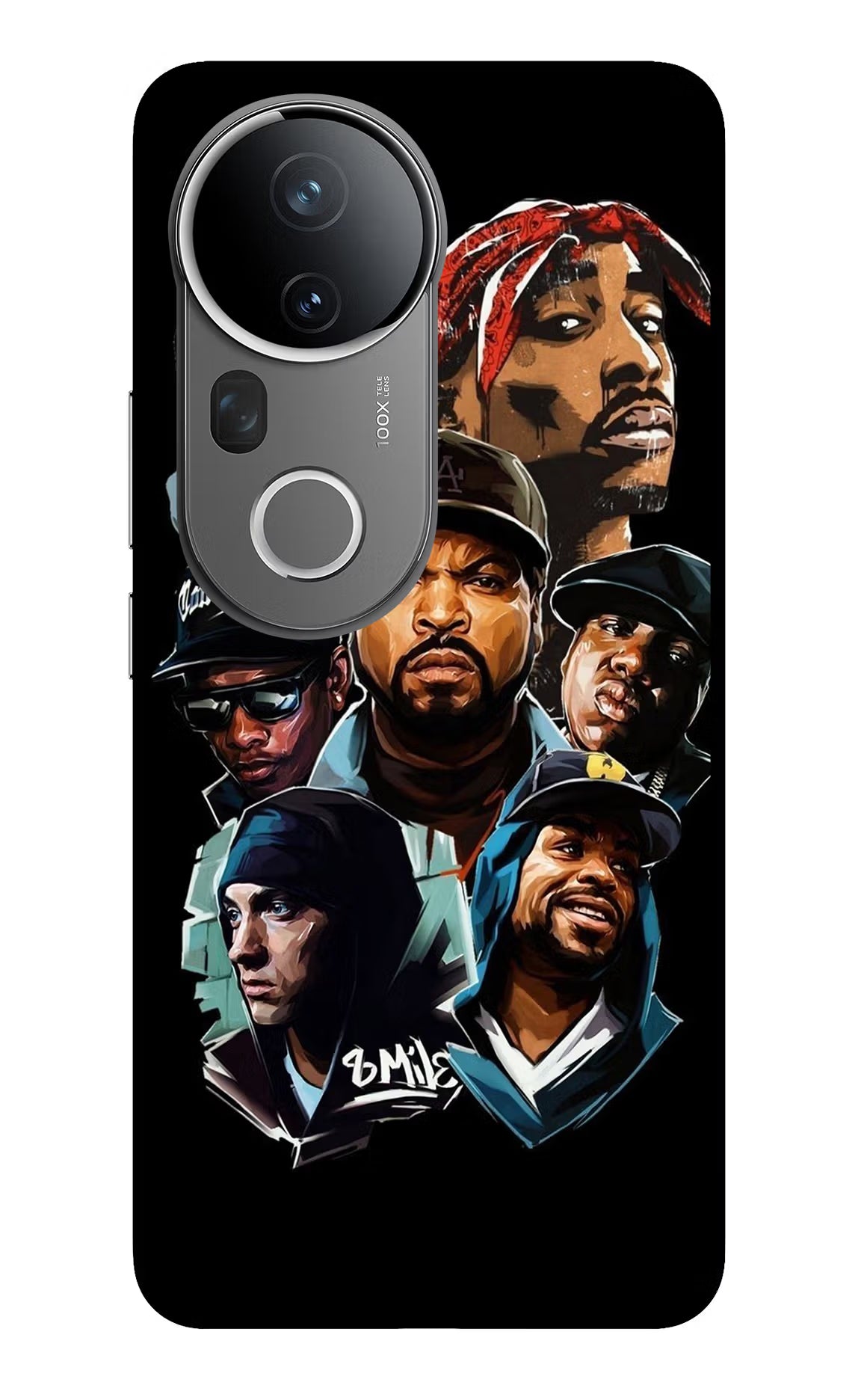 Rappers Vivo T4 Ultra 5G Glass Case Back Cover by Casekaro