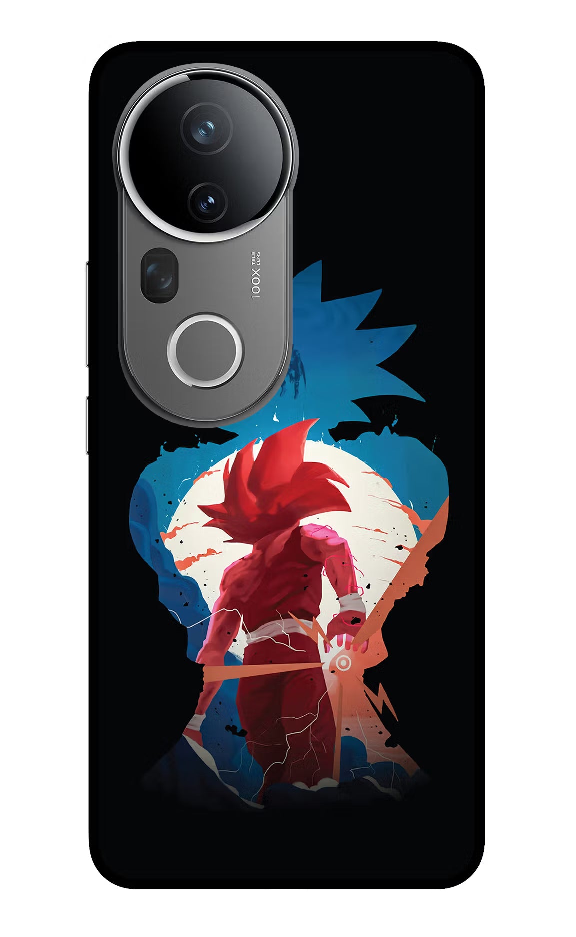 Goku Vivo T4 Ultra 5G Glass Case Back Cover by Casekaro