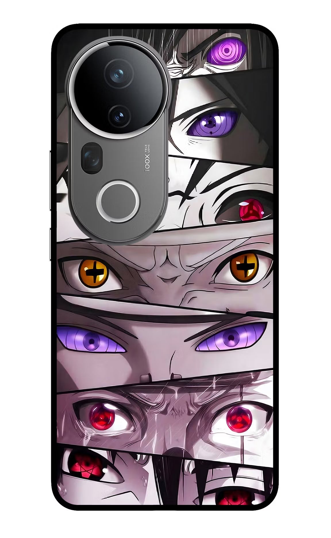 Naruto Anime Vivo T4 Ultra 5G Glass Case Back Cover by Casekaro