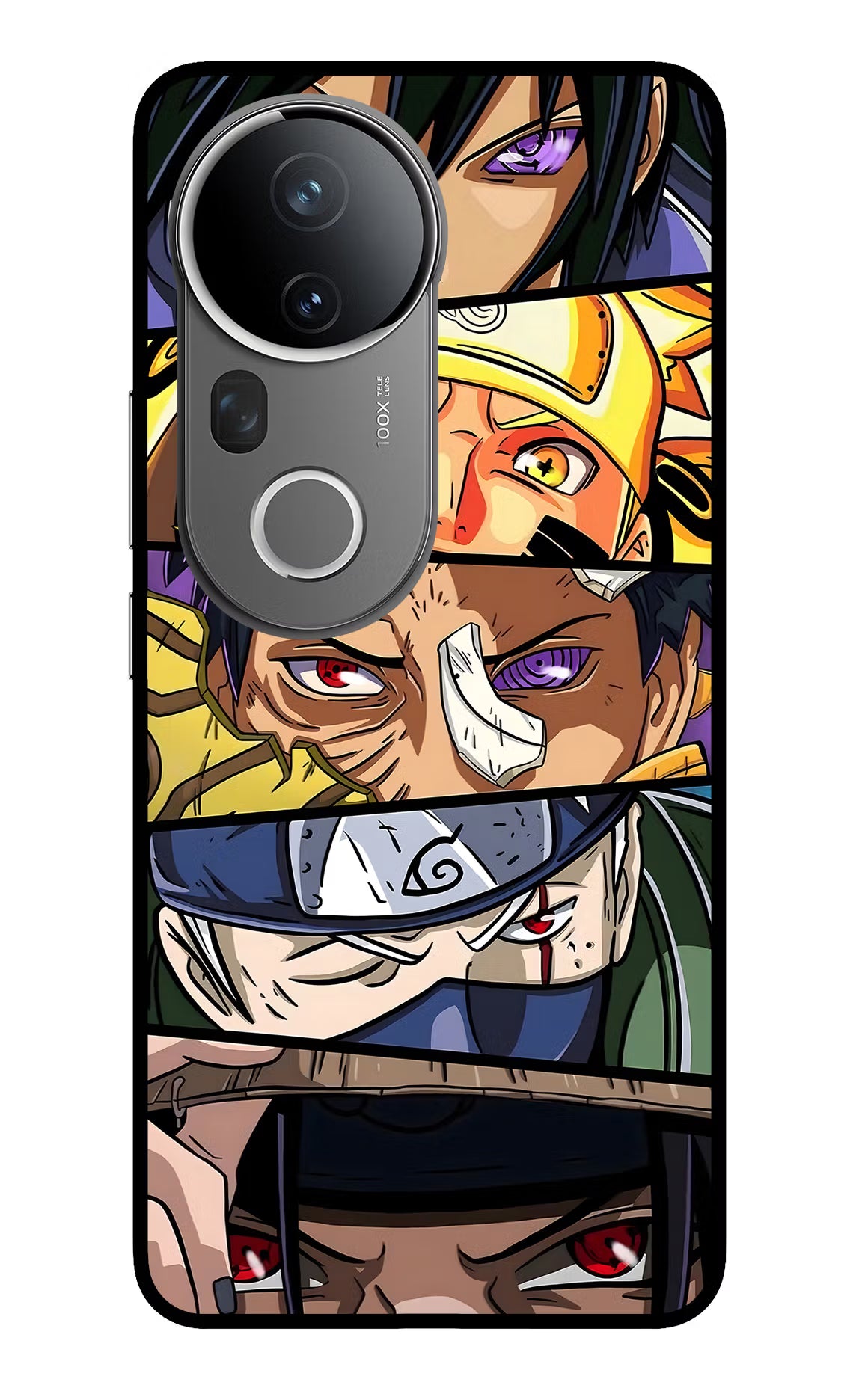 Naruto Character Vivo T4 Ultra 5G Glass Case