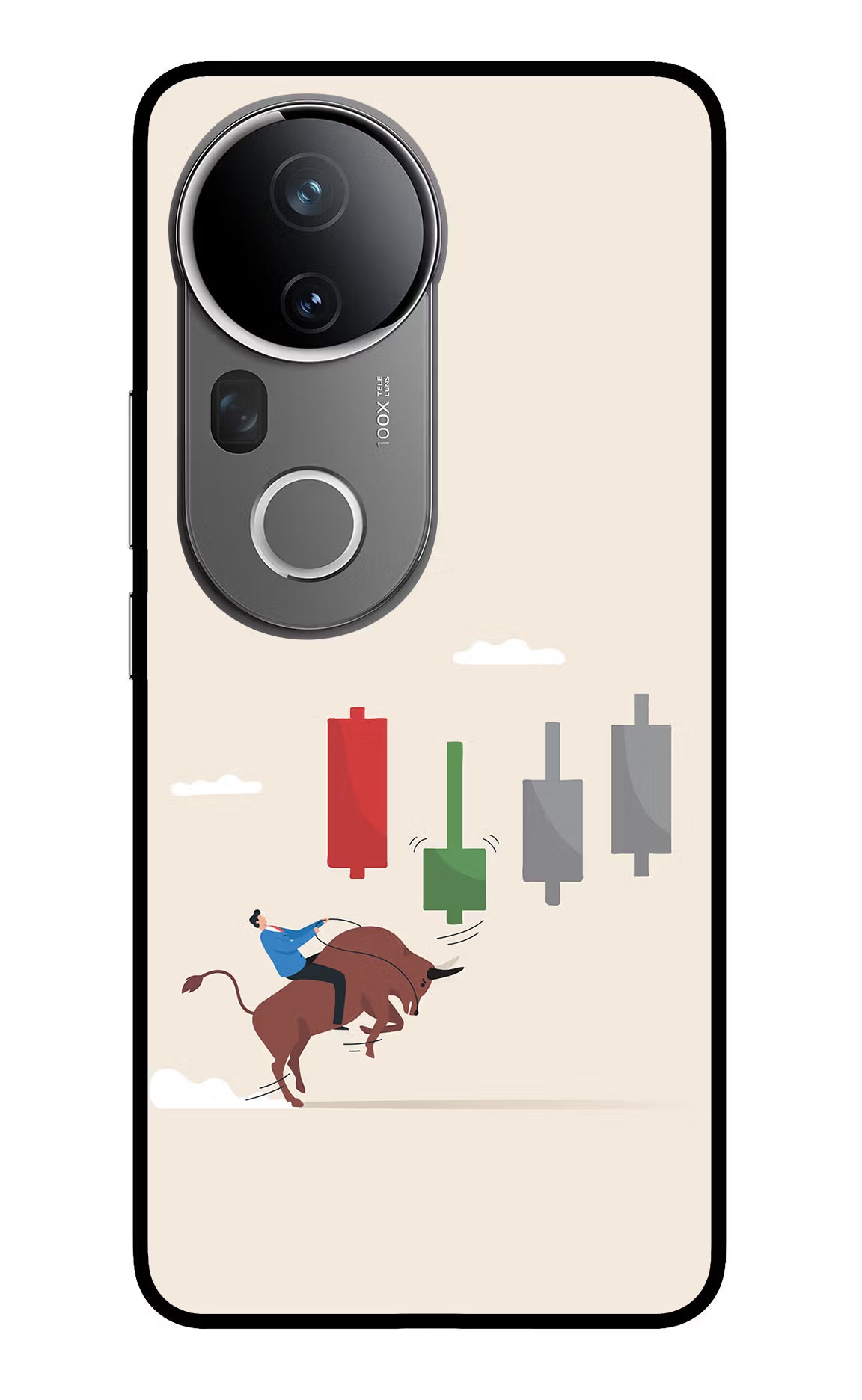 Bull Trading Momentum Vivo T4 Ultra 5G Glass Case