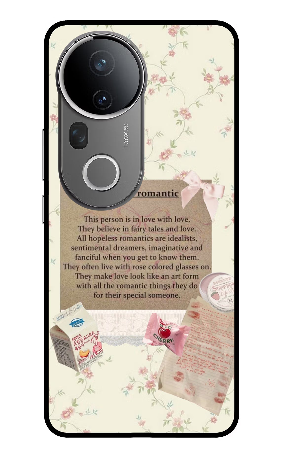Hopeless Romantic Vivo T4 Ultra 5G Glass Case Back Cover by Casekaro