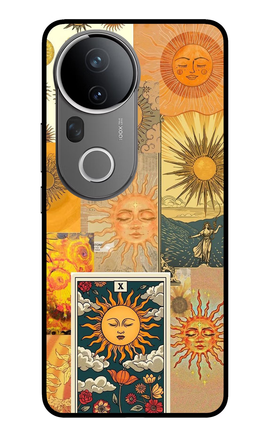 Sun Vivo T4 Ultra 5G Glass Case Back Cover by Casekaro