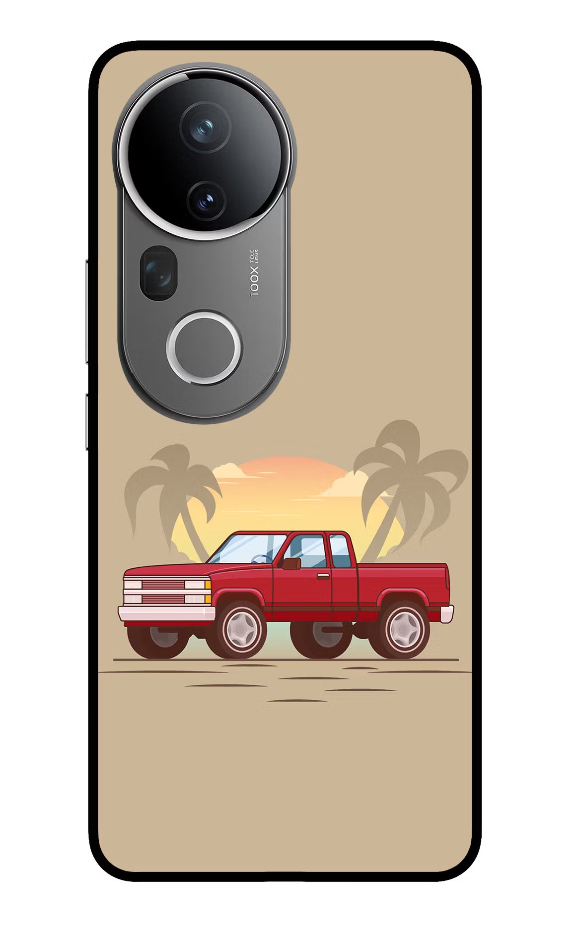 Desert Classic Drive Vivo T4 Ultra 5G Glass Case