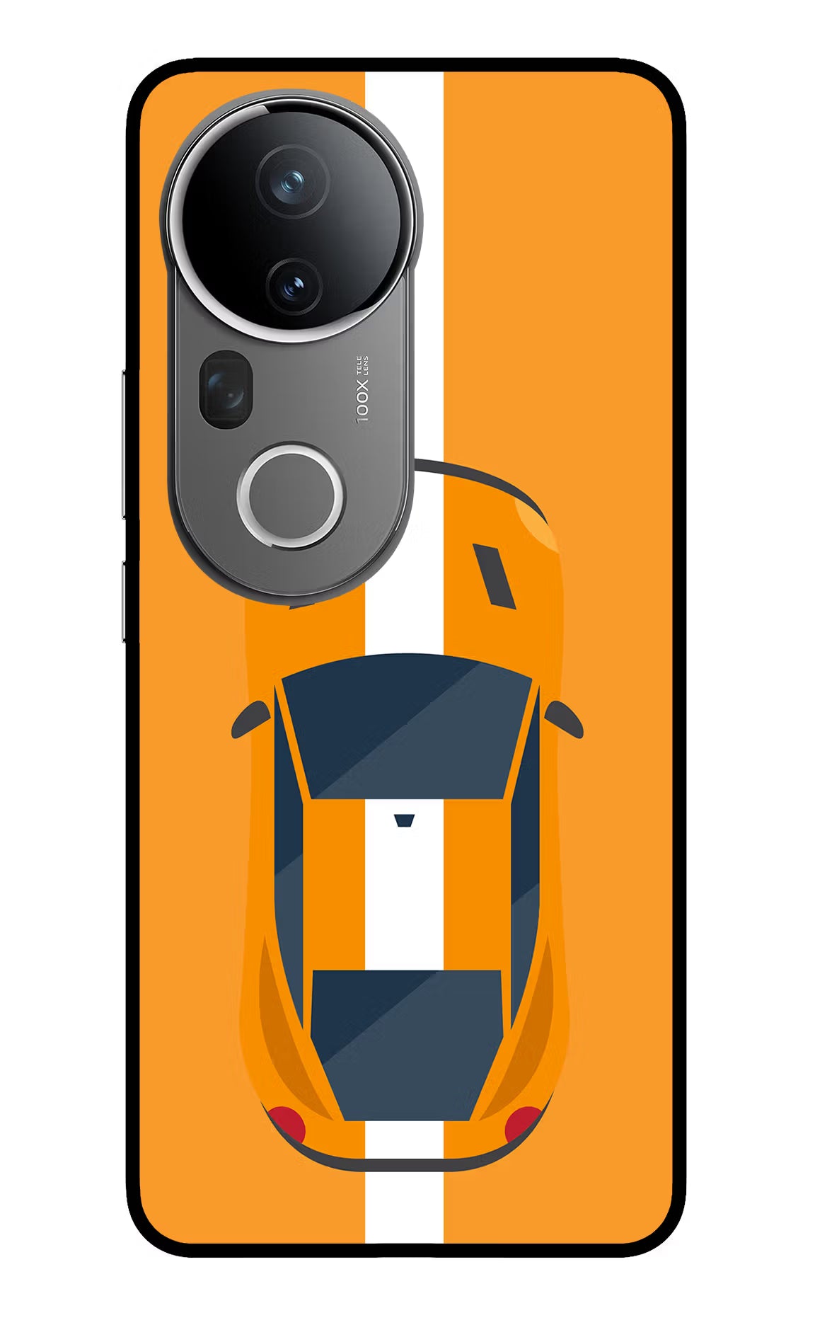 Highway Pursuit Vivo T4 Ultra 5G Glass Case Back Cover by Casekaro