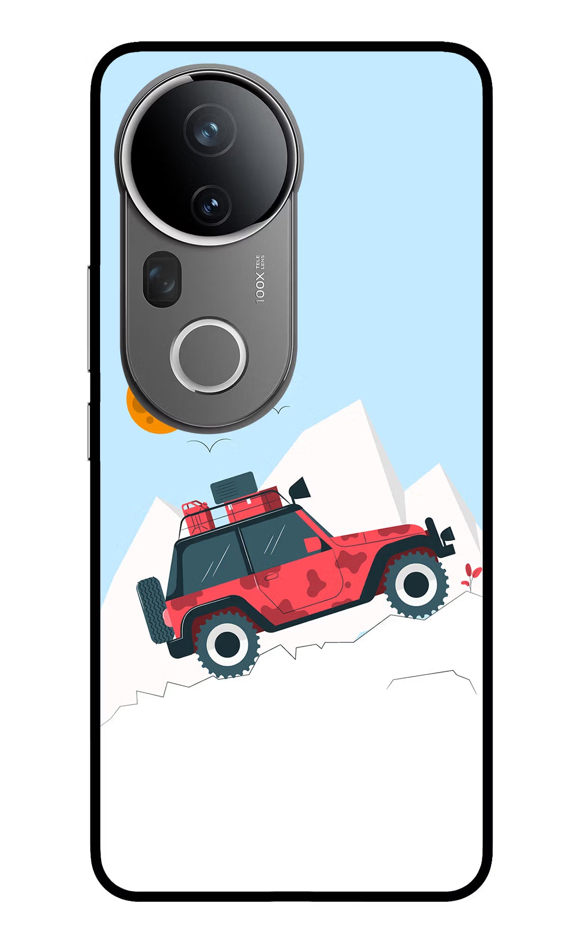Mountain Trail Beast Vivo T4 Ultra 5G Glass Case Back Cover by Casekaro